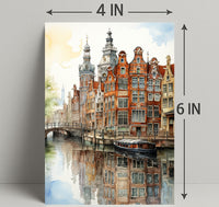 Reflections Of Amsterdam Poster