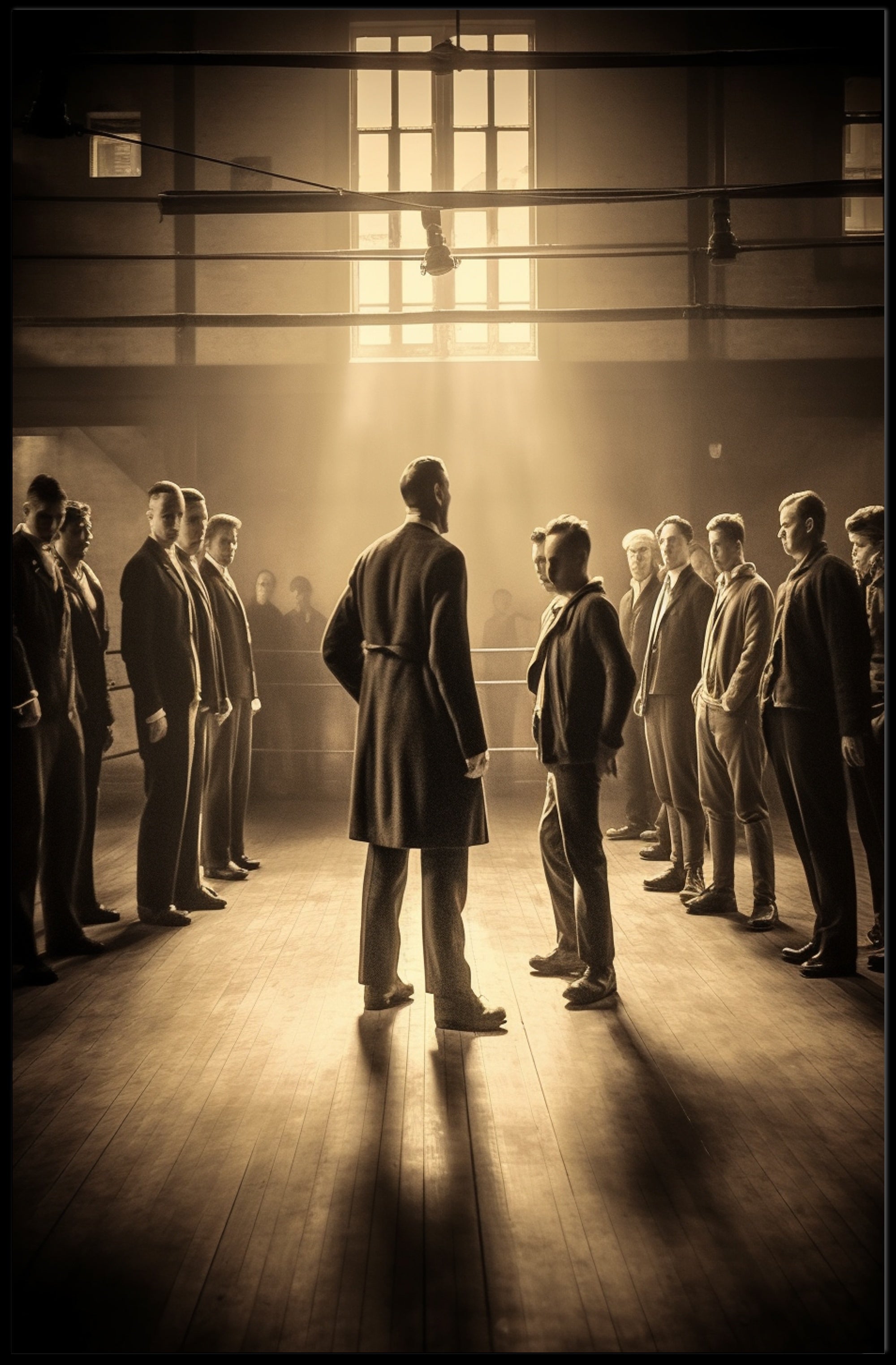 Confrontation in the Ring Poster