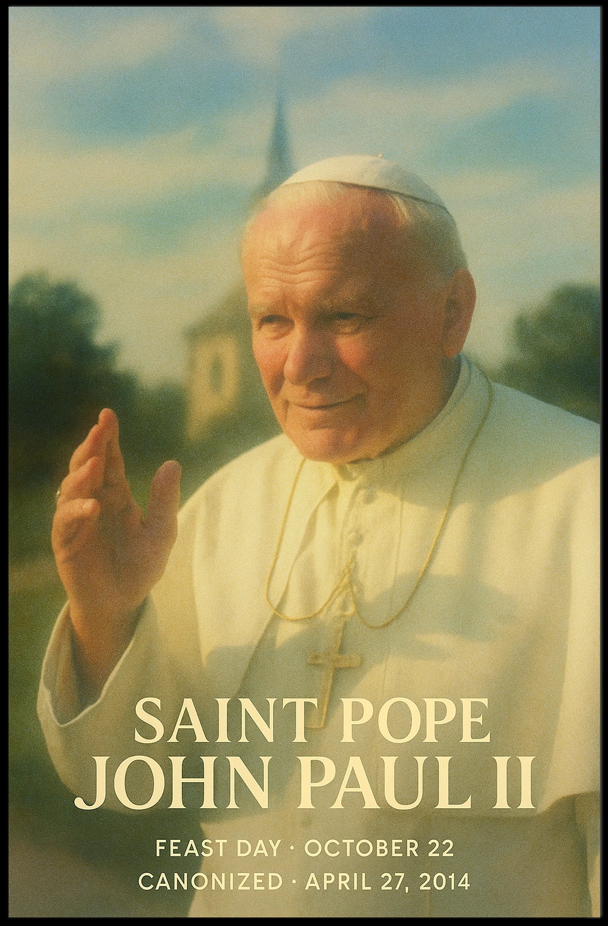Saint Pope John Paul Ii Poster
