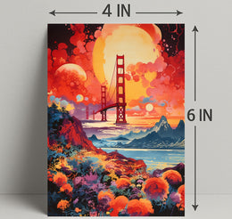Dreamscape Of The Golden Gate Poster