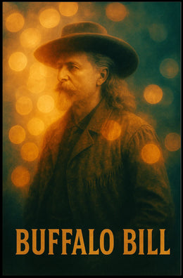 Buffalo Bill Wild West Cultural Vintage Heritage Poster