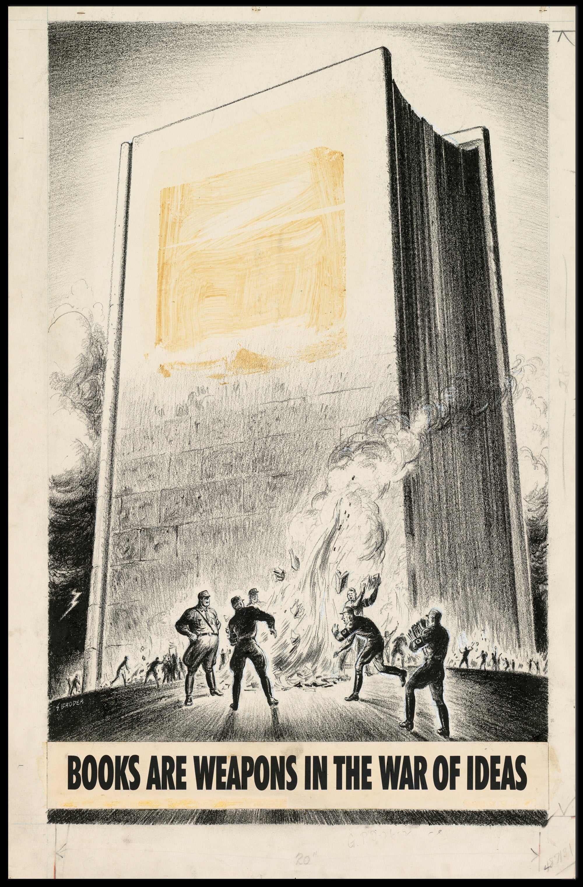 Books as Weapons in the War of Ideas Poster PosterGoat