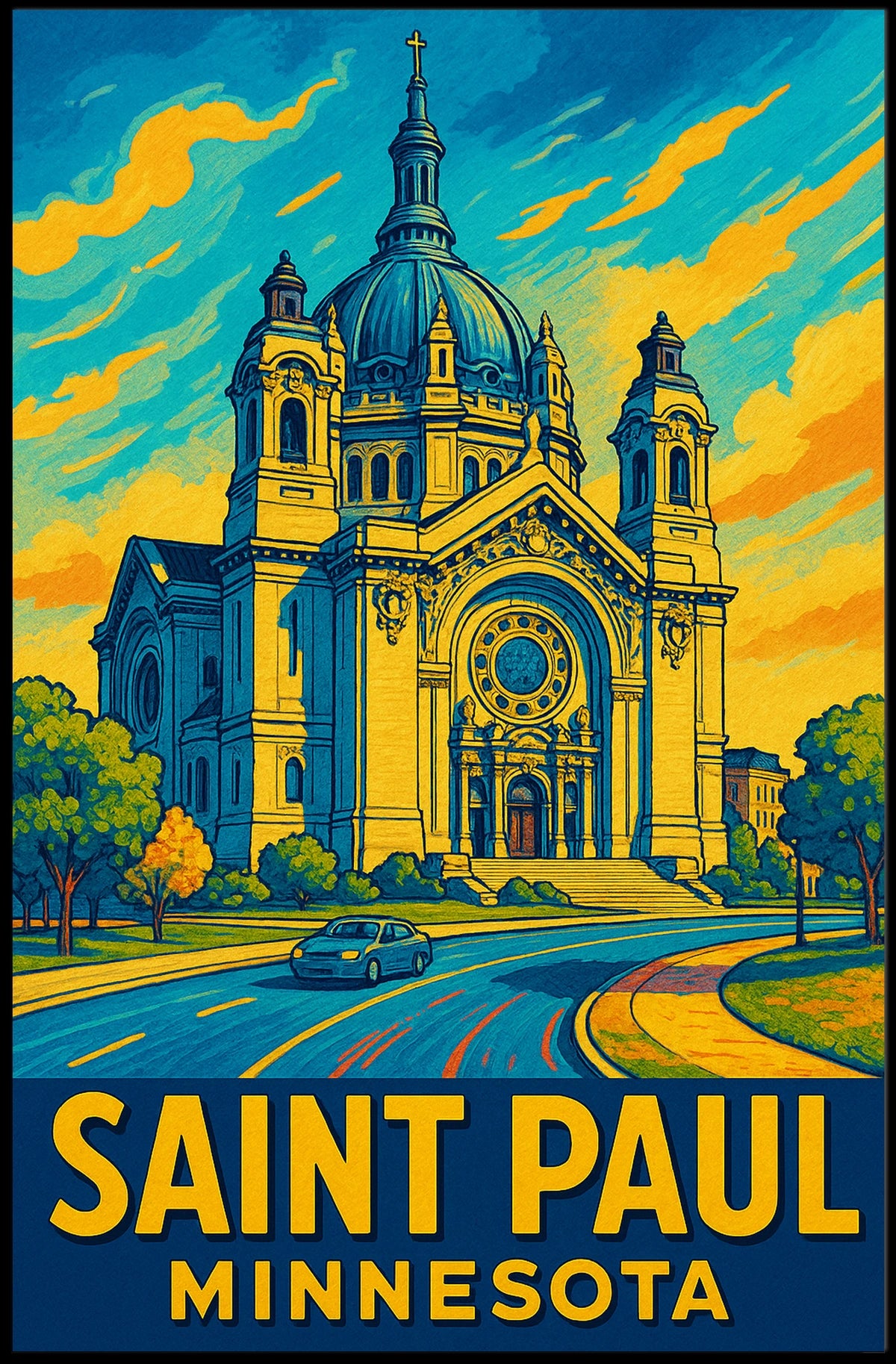 Saint Paul, Minnesota Poster