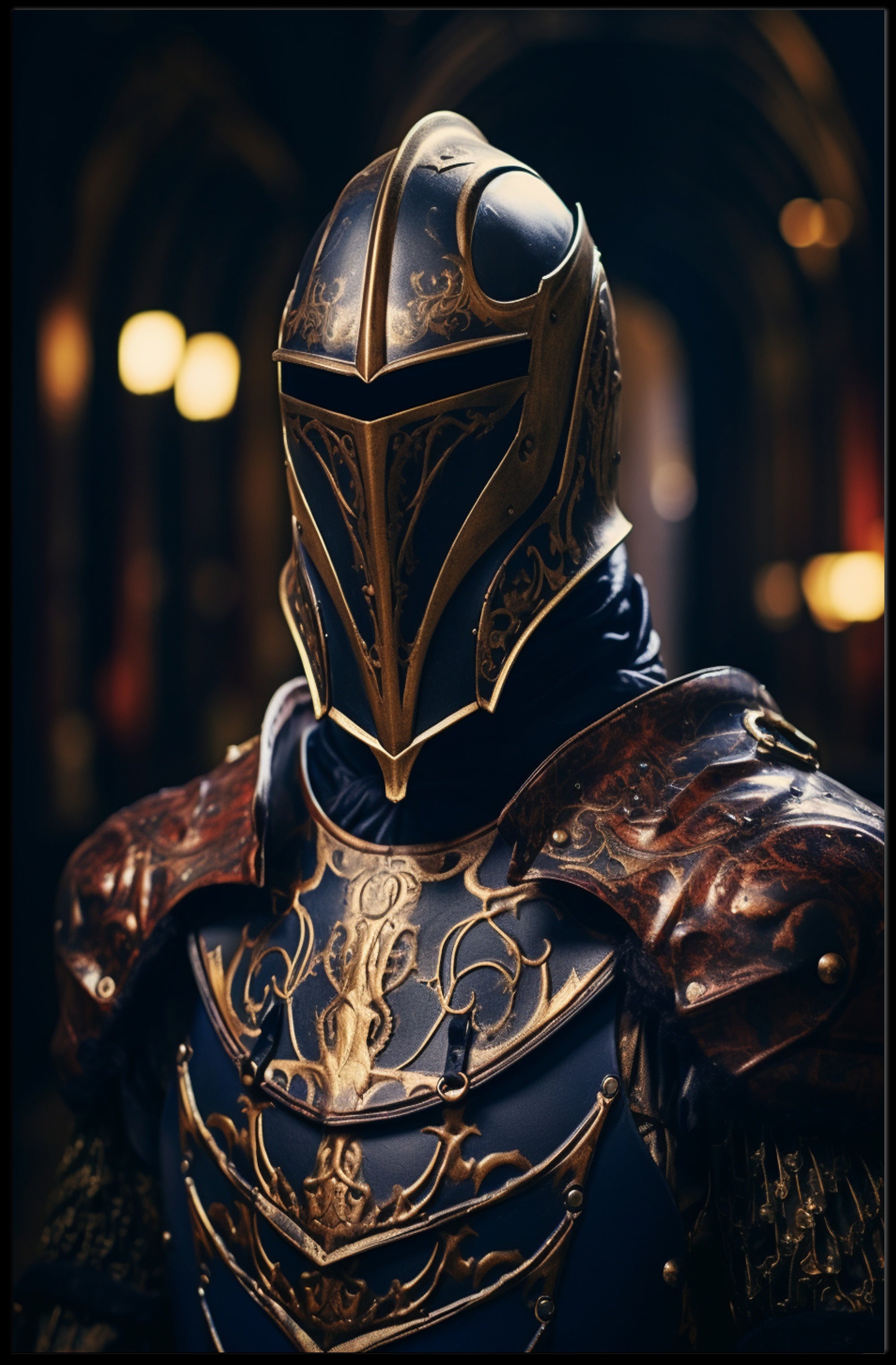 Knight In Shining Armor Poster PosterGoat