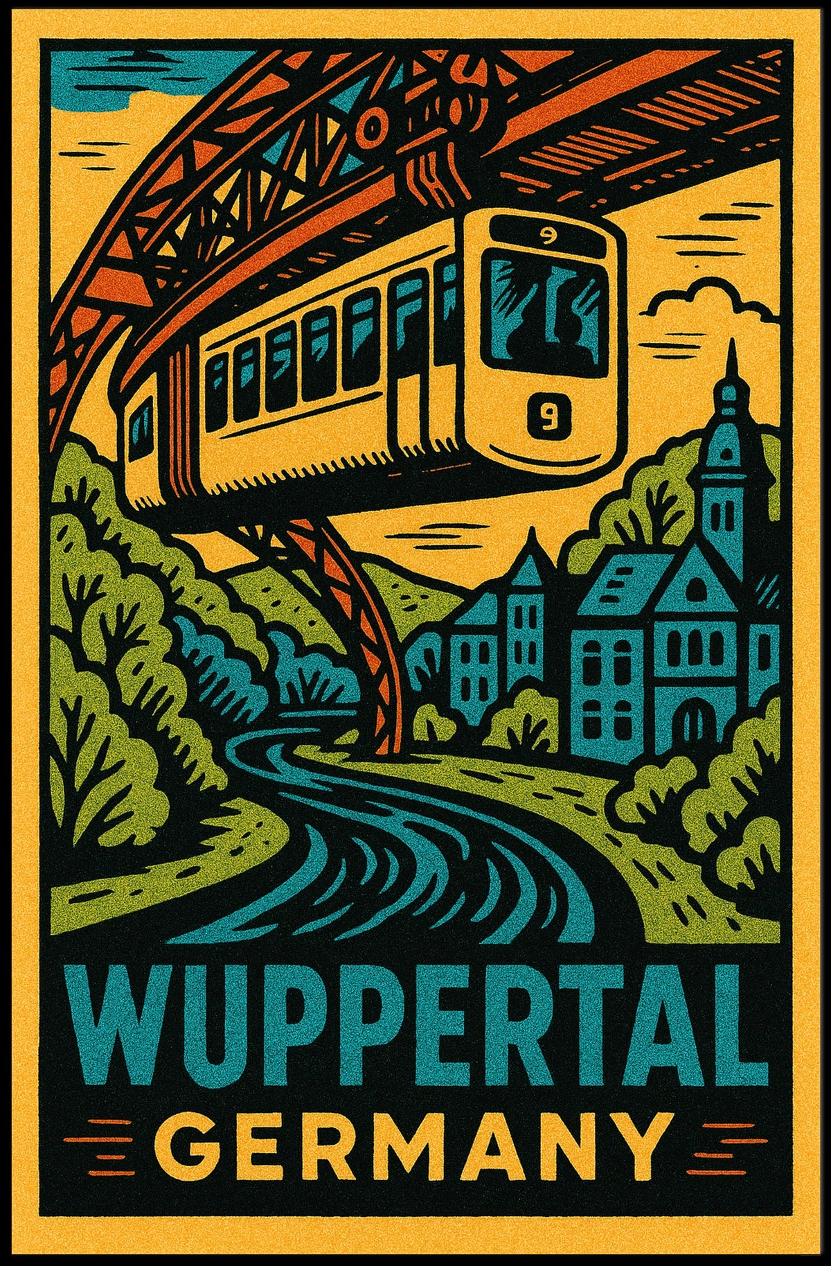 Wuppertal, Germany Poster