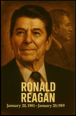 Ronald Reagan Presidential Term Poster