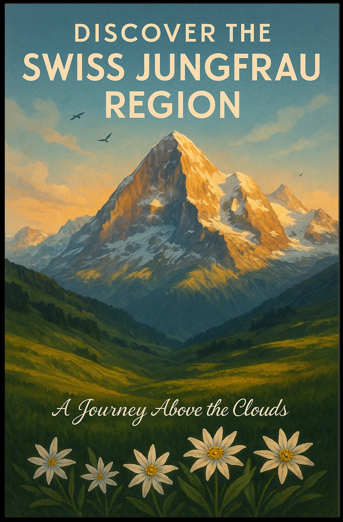 Discover the Swiss Jungfrau Region Poster