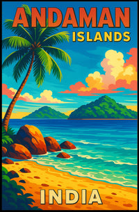 Andaman Islands India Poster