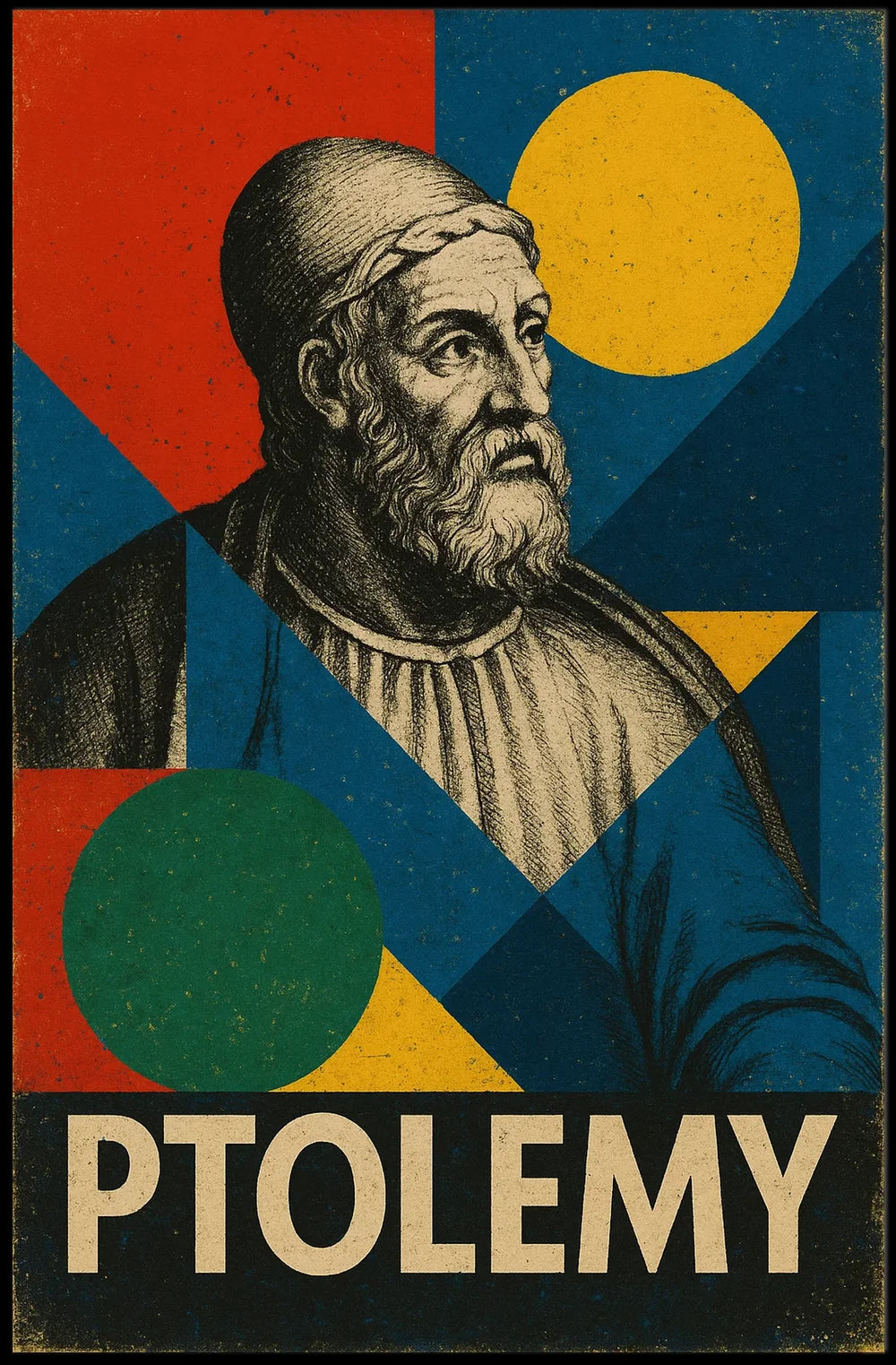 Ptolemy Tribute Vintage Art Poster