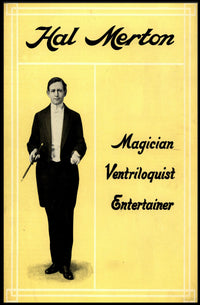 Hal Merton Vintage Magic and Ventriloquism Cultural Poster