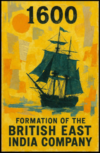 Formation of the British East India Company Poster