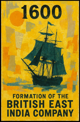 Formation of the British East India Company Poster