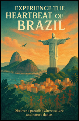 Experience the Heartbeat of Brazil Poster