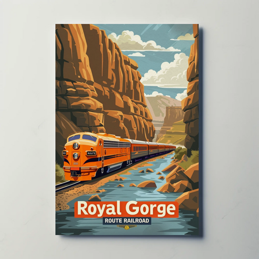 Royal Gorge Vintage Poster
