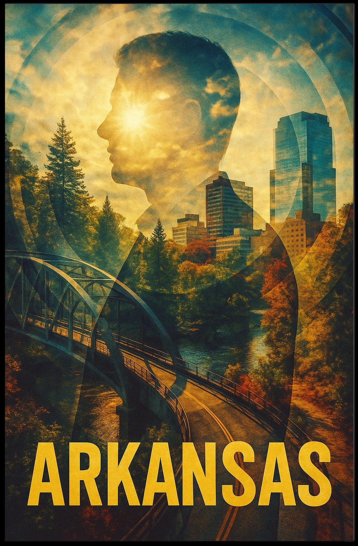 Arkansas A Scenic Journey Poster