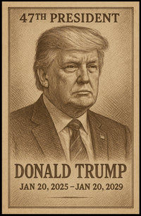 Donald Trump 47Th President Poster