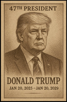 Donald Trump 47Th President Poster