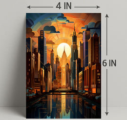 Urban Sunrise Poster PosterGoat