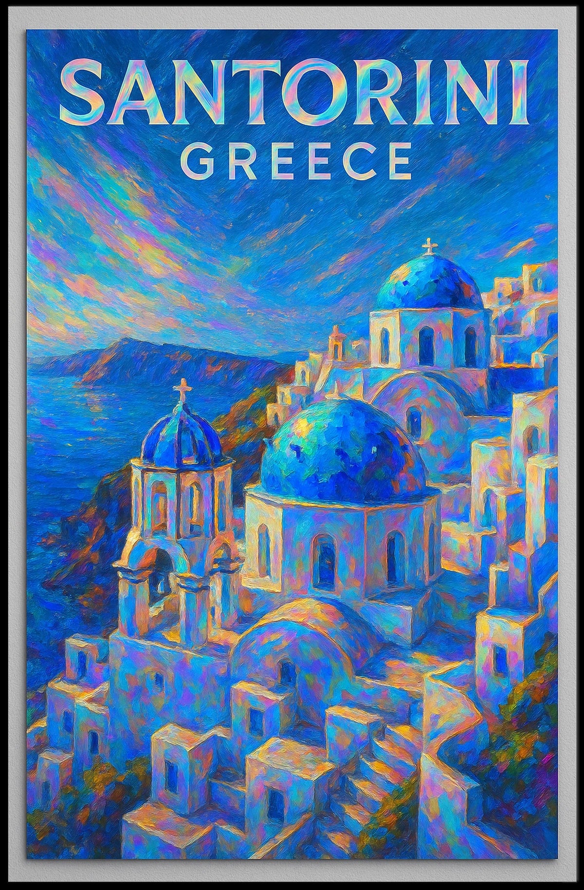 Santorini, Greece Poster
