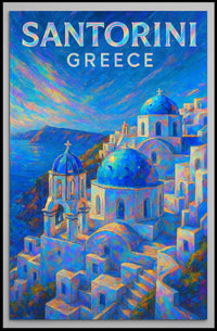 Santorini, Greece Poster