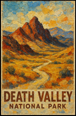 Death Valley National Park Desert Adventure Poster
