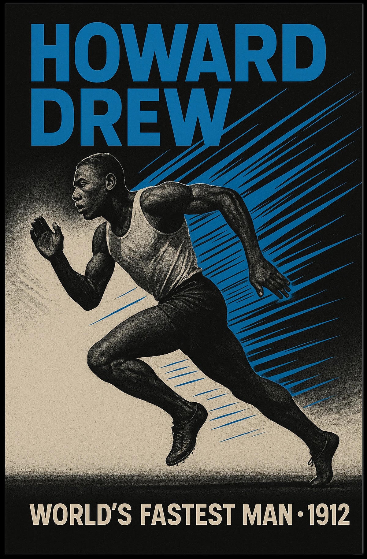 Howard Drew WorldS Fastest Man Poster