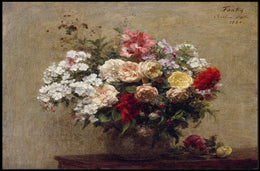Floral Elegance Classic Still Life Artistic Poster