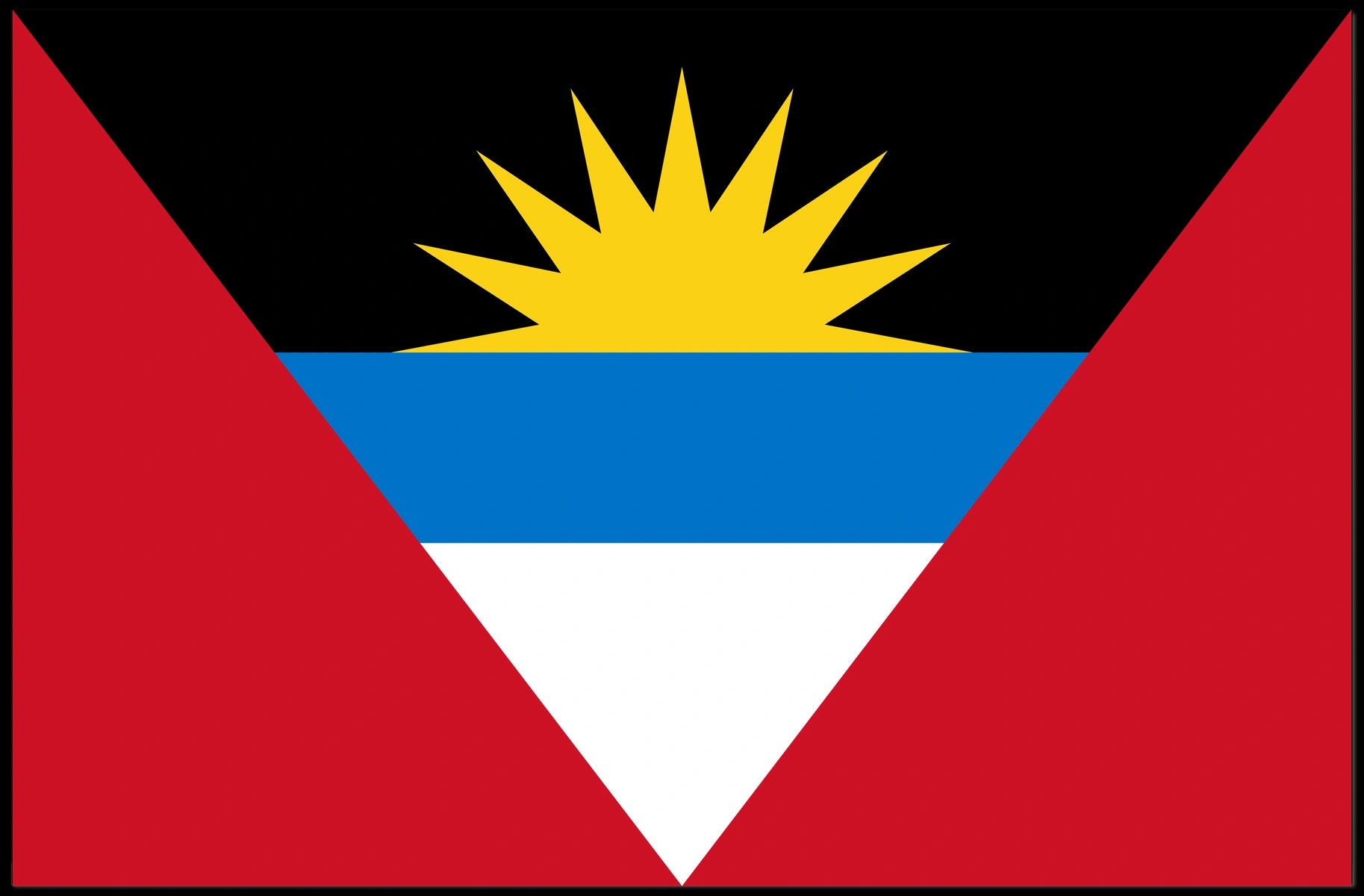 Antigua and Barbuda Flag Poster