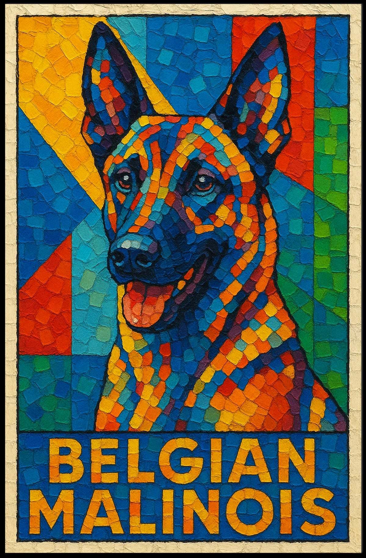 Belgian Malinois Art Poster