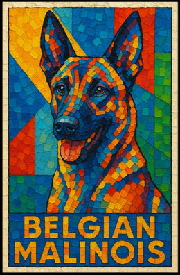 Belgian Malinois Art Poster