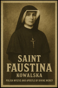 Saint Faustina Kowalska Poster