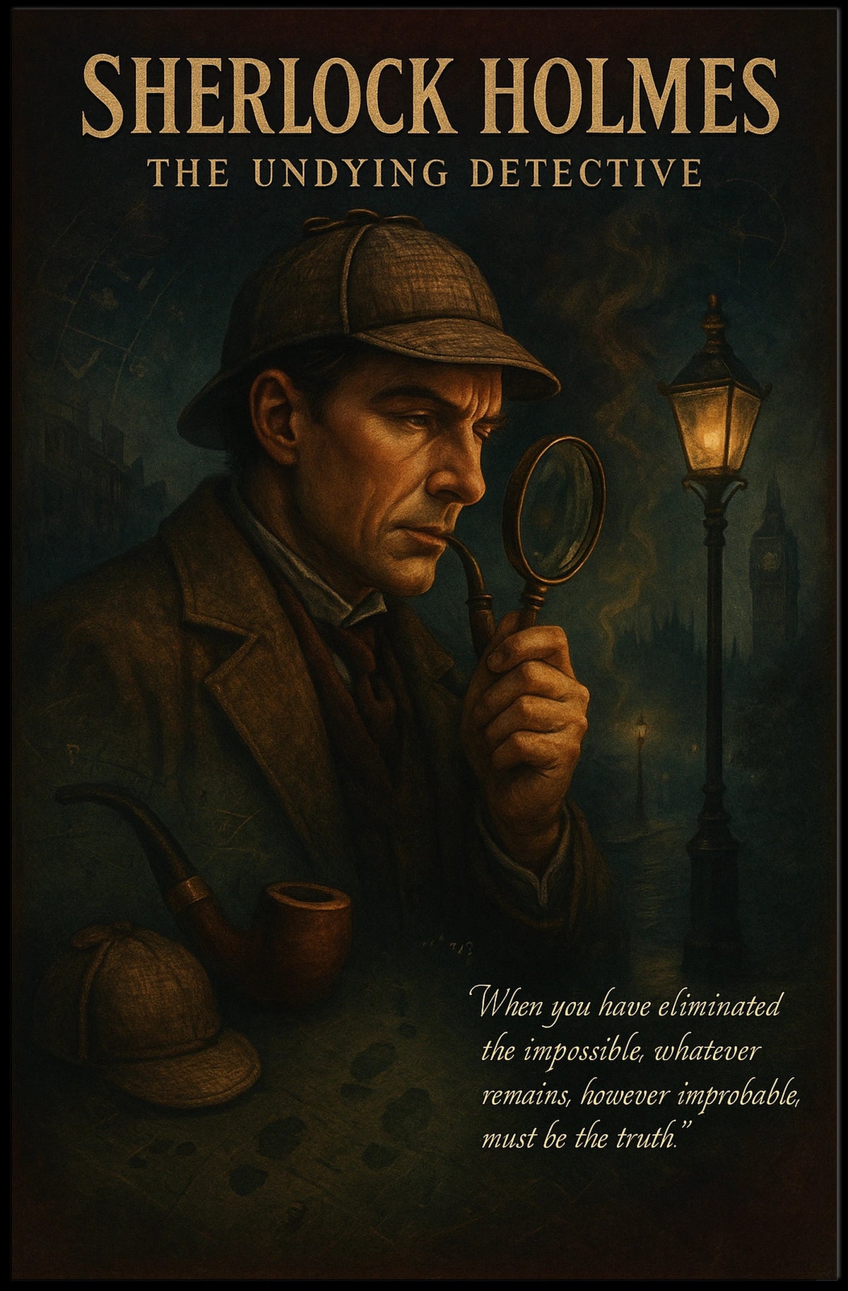 Sherlock Holmes The Undying Detective Poster