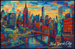 New York City Skyline Poster