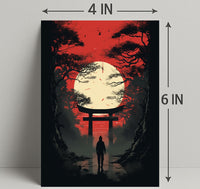 Journey Through The Torii Gate Poster PosterGoat