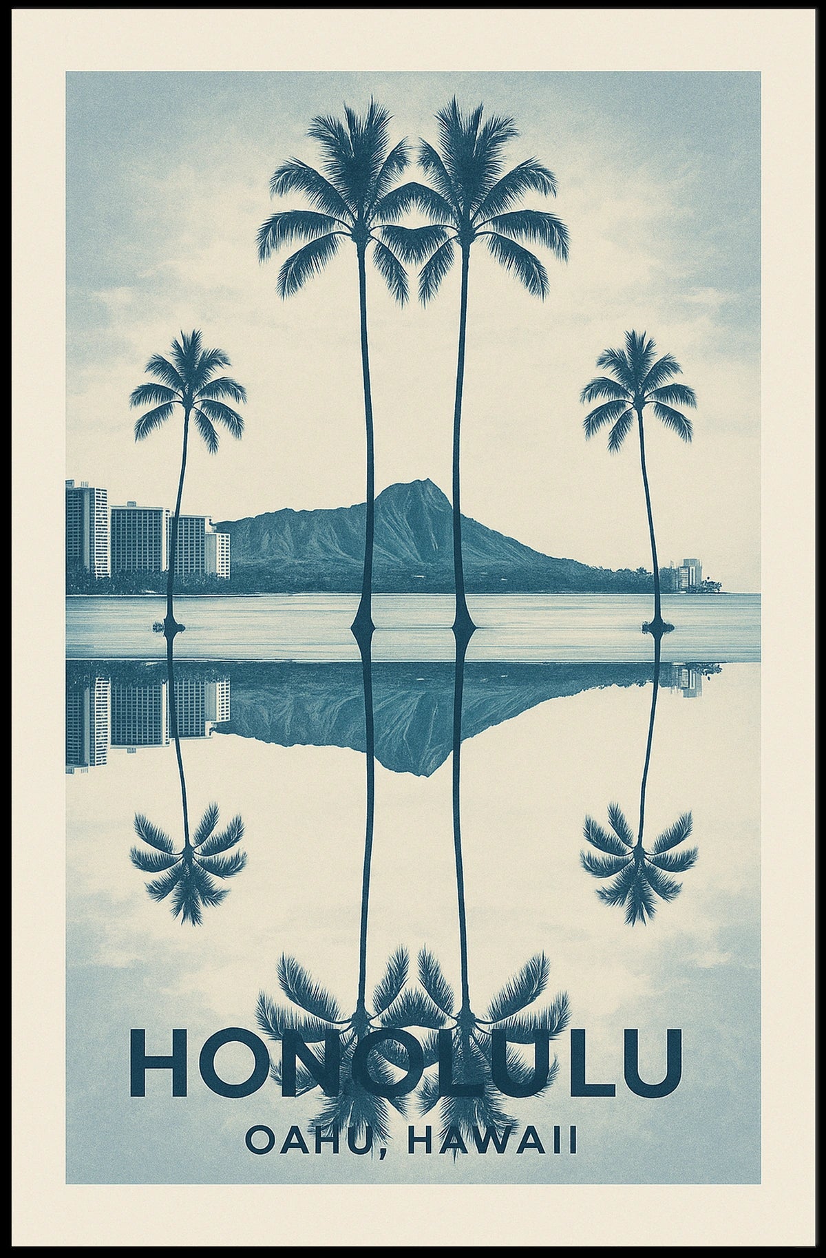 Honolulu Oahu, Hawaii Poster