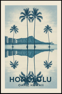 Honolulu Oahu, Hawaii Poster