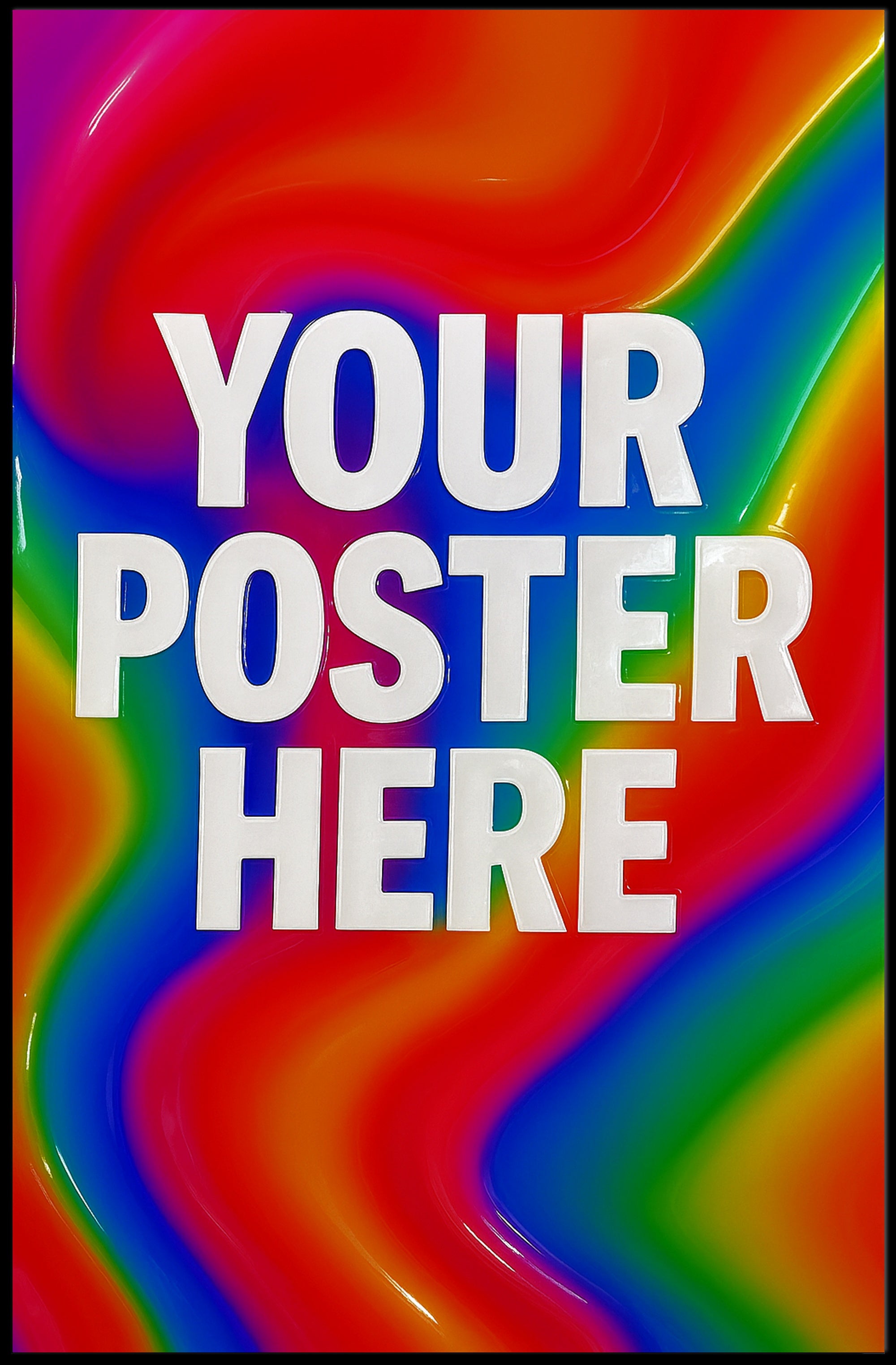 Vibrant Design Template Poster PosterGoat