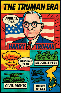 Harry Truman 33rd President Poster PosterGoat