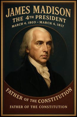 James Madison 4Th President Poster