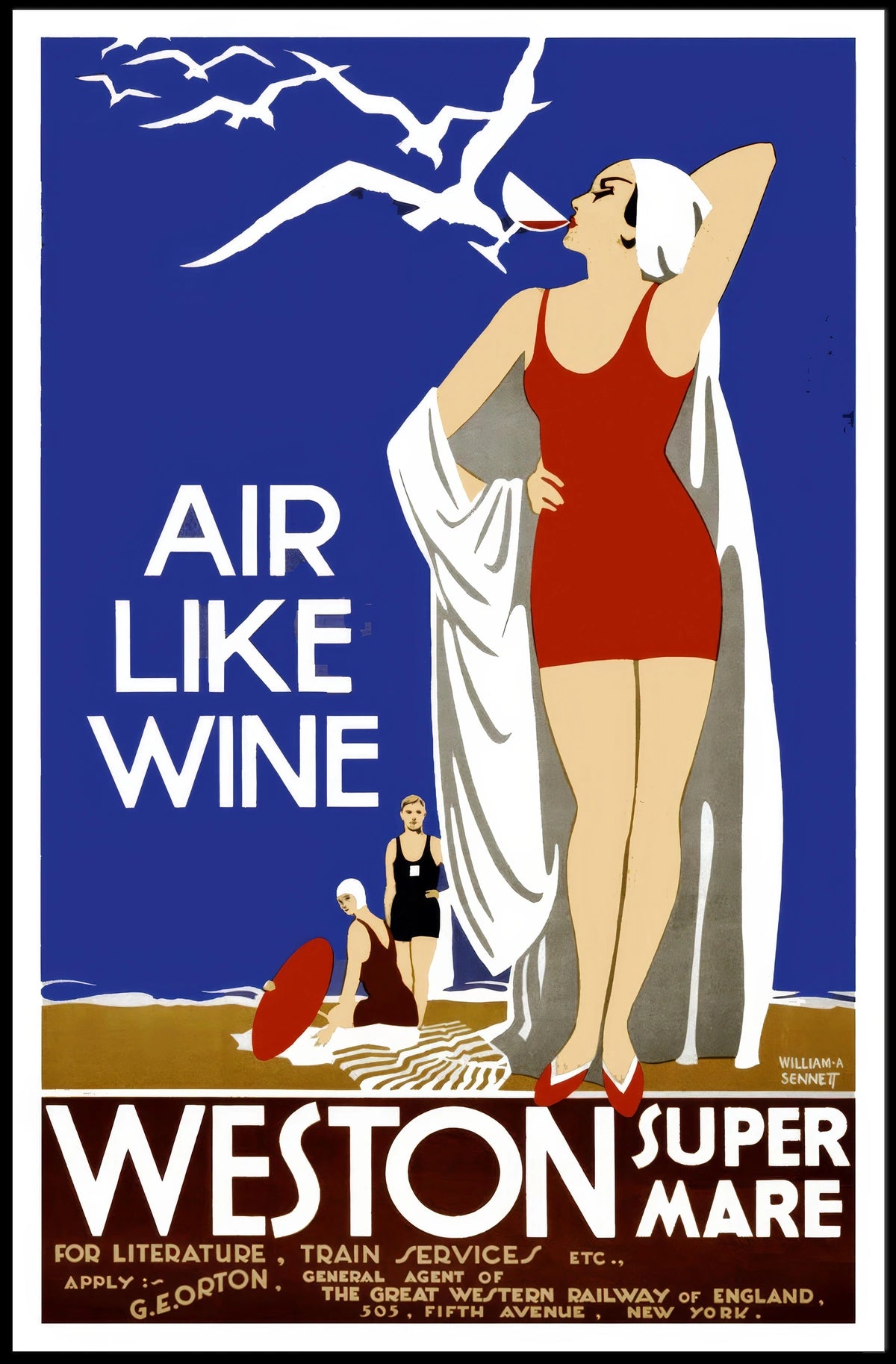 Air Like Wine Weston-Super-Mare Poster