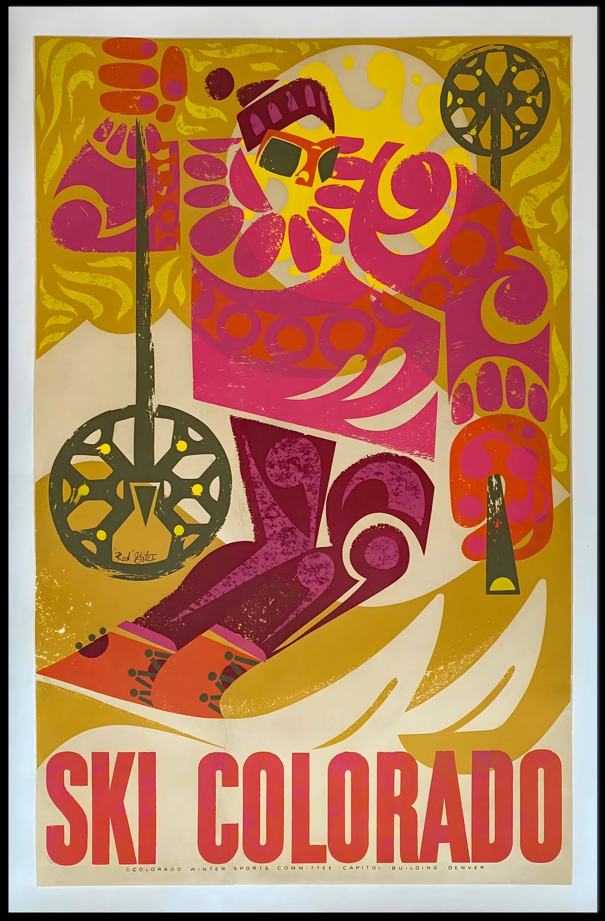 Ski Colorado Poster