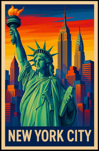 New York City Skyline Poster