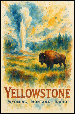 Yellowstone National Park Poster