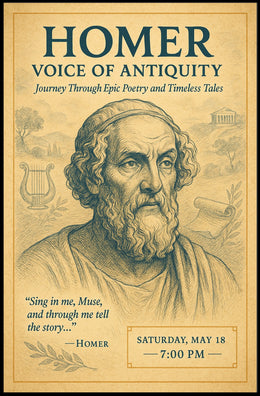 Homer Voice Of Antiquity Poster