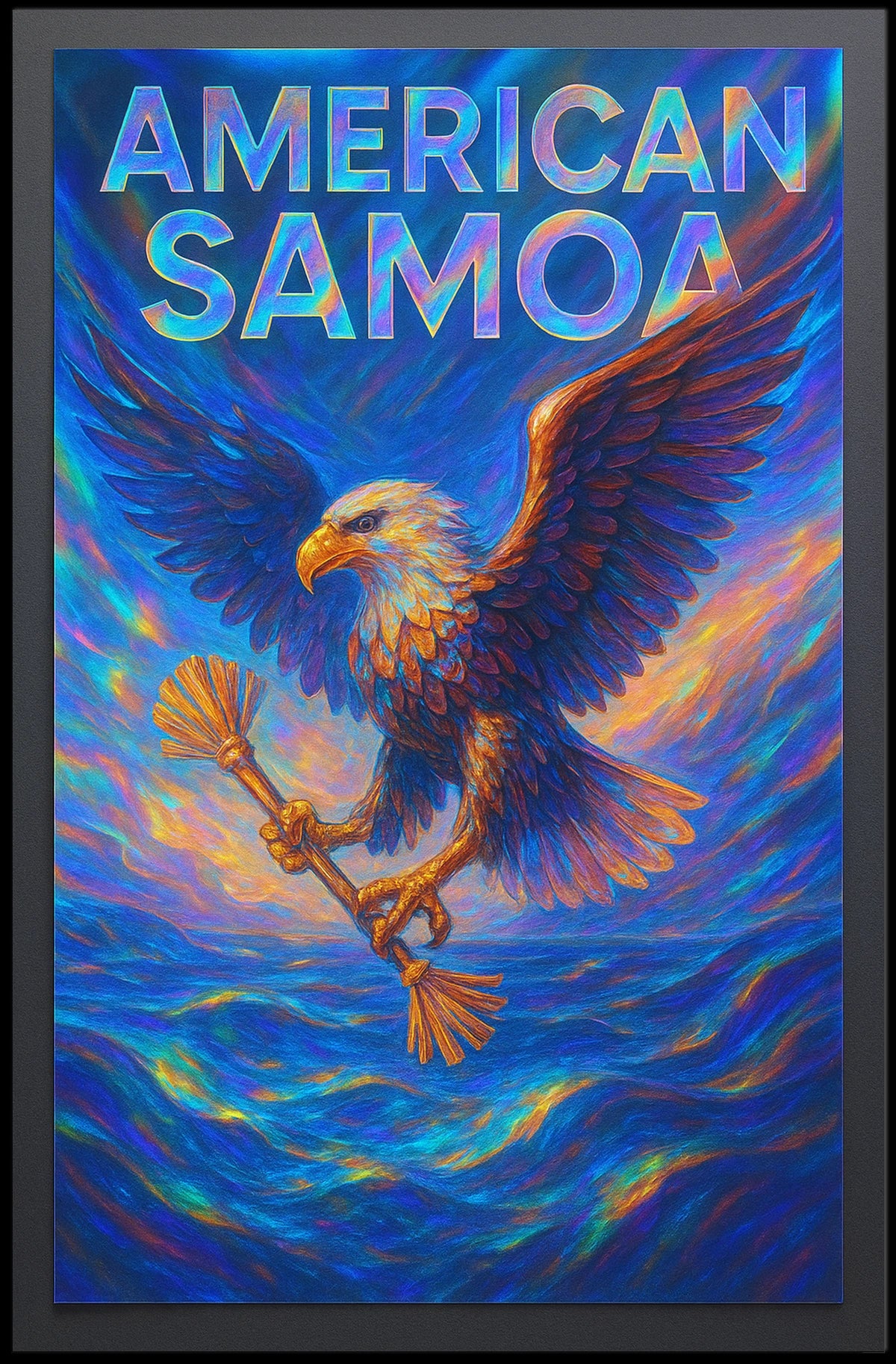 American Samoa Eagle Poster