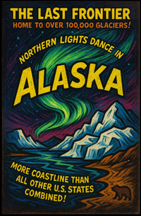 The Last Frontier Alaska Poster