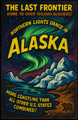 The Last Frontier Alaska Poster