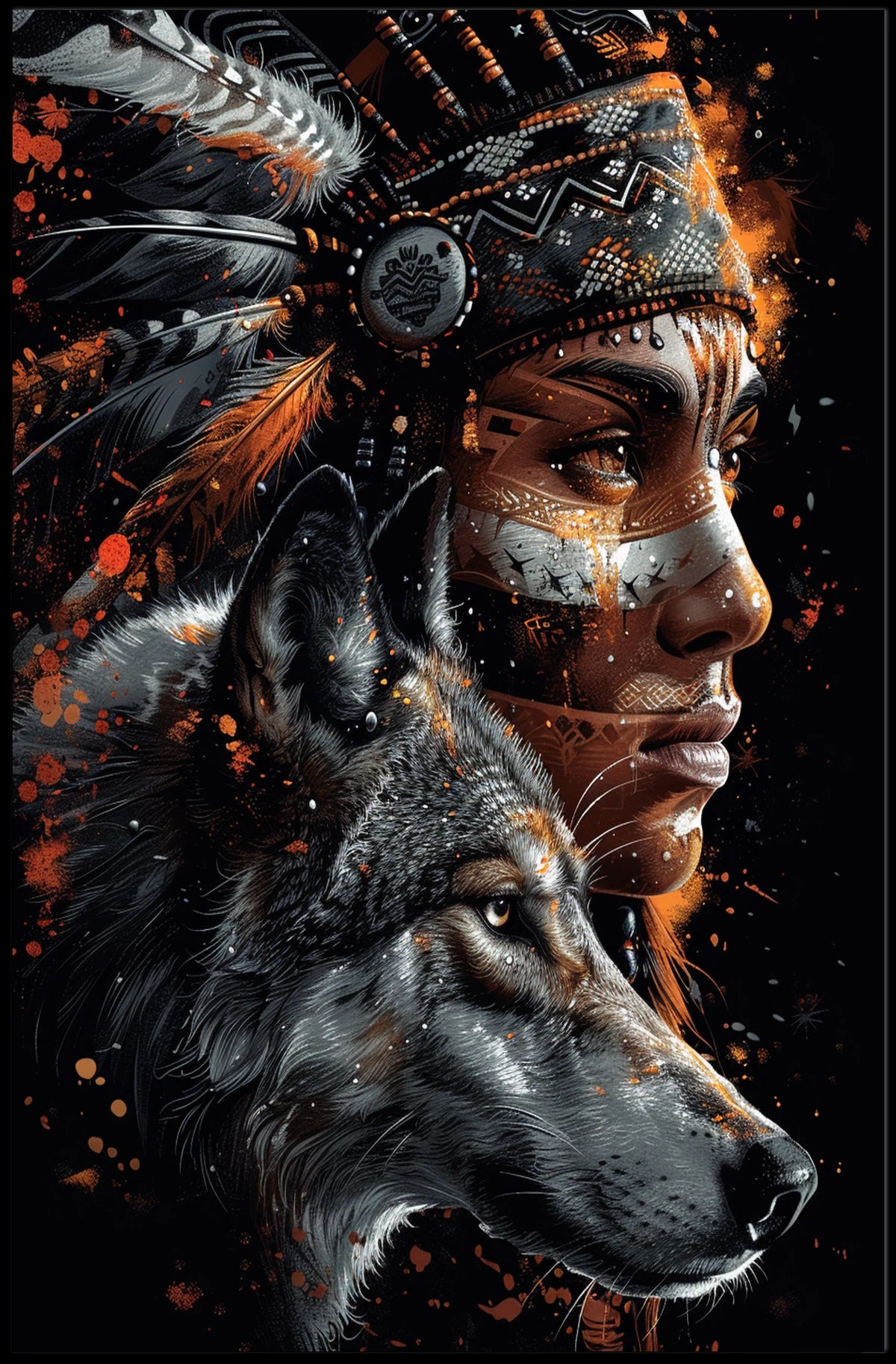 Spirit Of The Wolf Poster