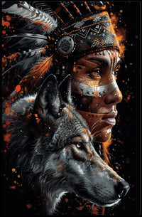 Spirit Of The Wolf Poster
