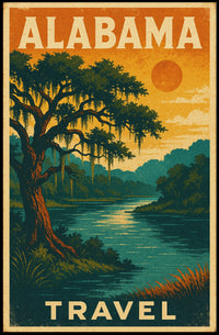 Explore Alabama Poster